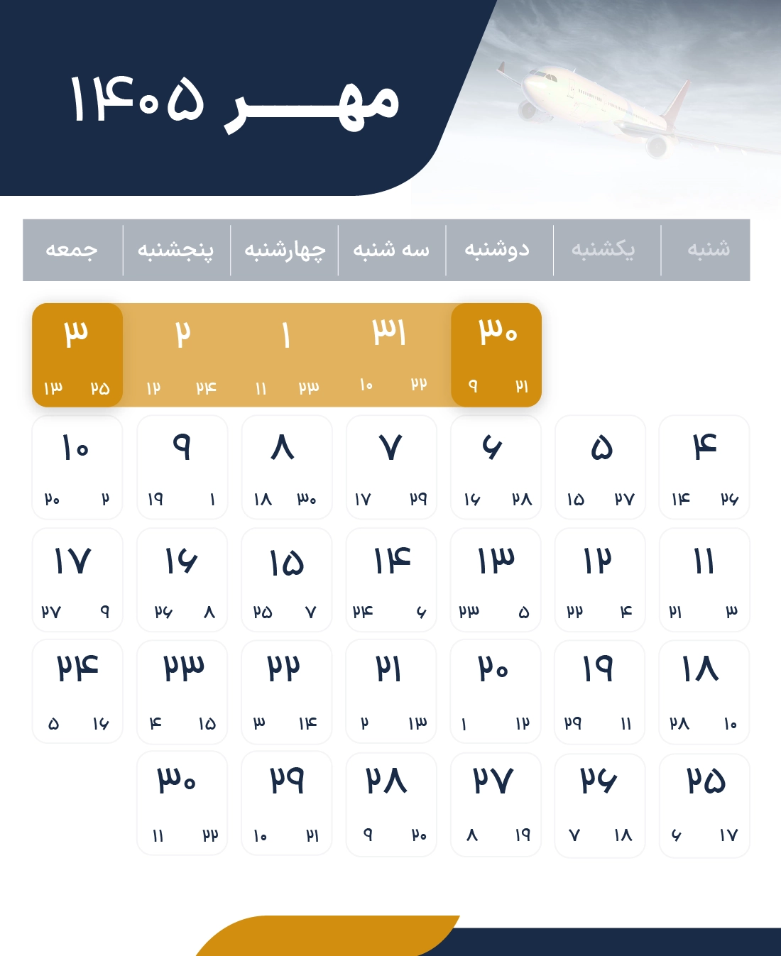تقویم Farmaforum