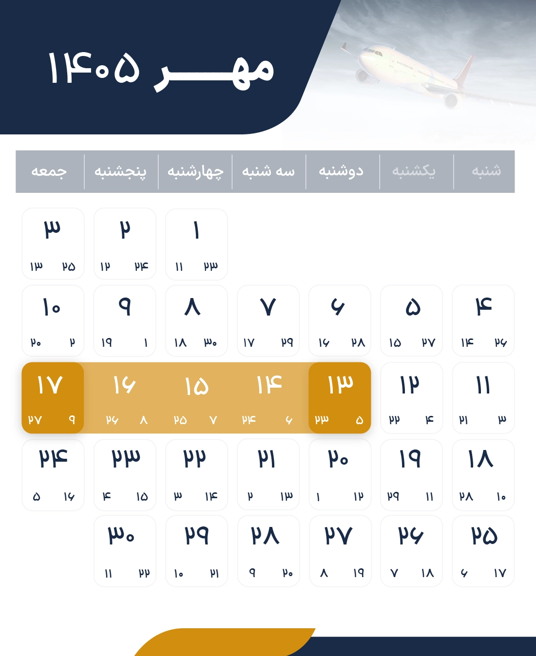 تقویم CPHI